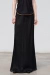 BASERANGE Linen Skirt Portugal BAS-SKDY-SL-000-HEI Black